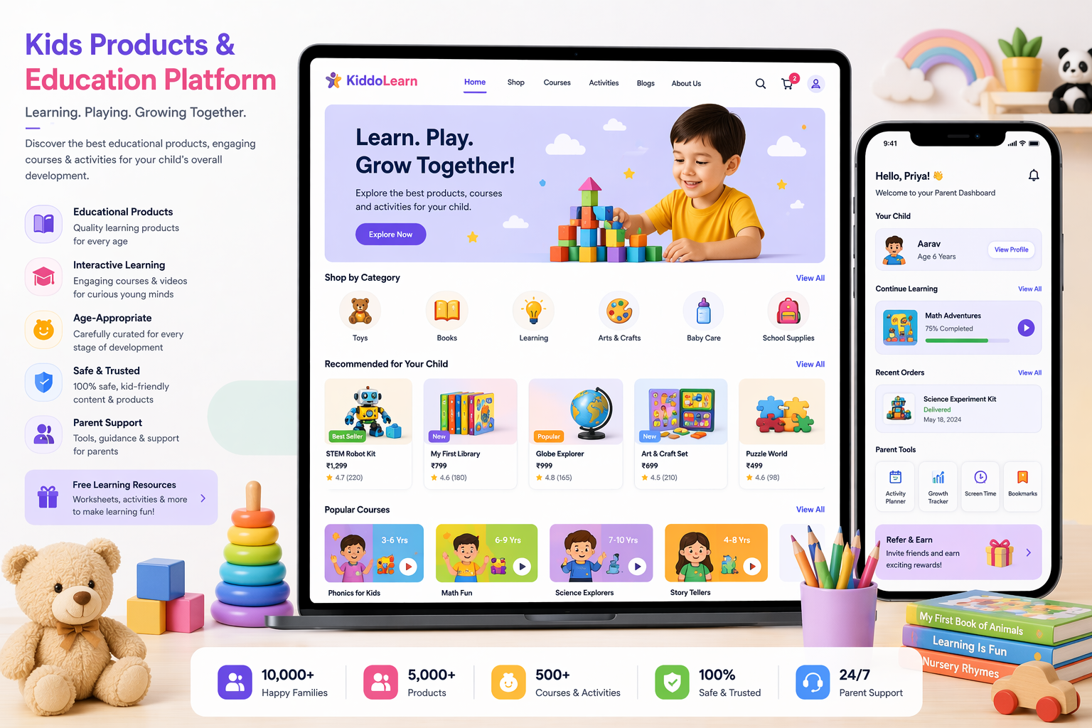 Kids Education Platform